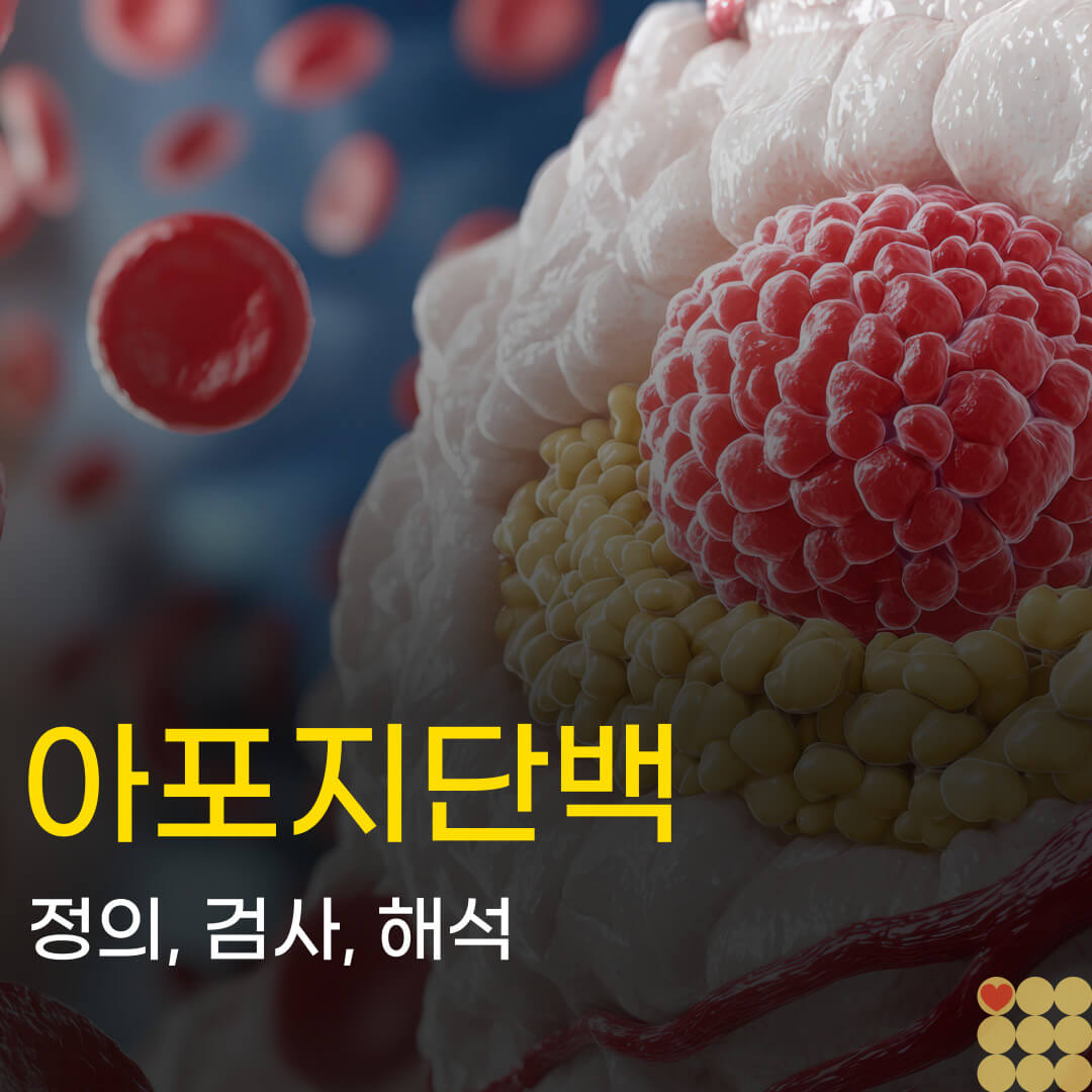 아포지단백 제목으로 배경으로는 세포의 지질층이 보이는 그림