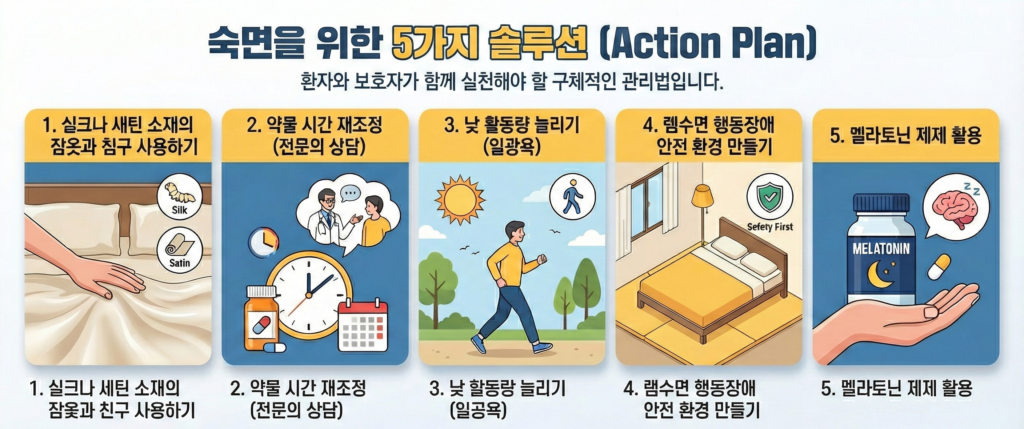 파킨슨병 불면증과 렘수면 행동장애 숙면을 위한 5가지 방법 3 Gemini Generated Image i1d1fni1d1fni1d1 1