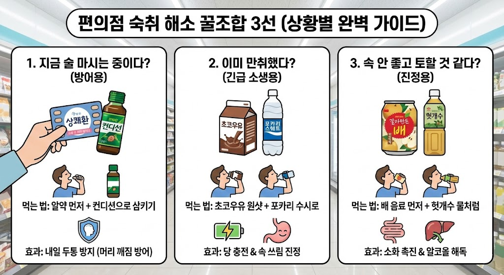 편의점 숙취해소제 꿀조합 BEST 3,술 빨리 깨는 효과적인 순서 2 image 40
