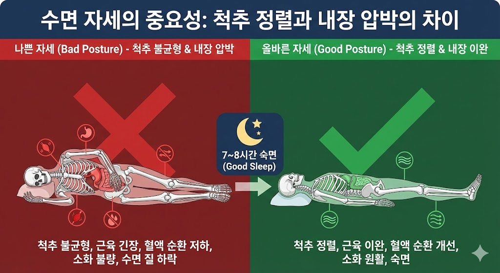 왼쪽으로 자야 할까 똑바로 자야 할까 질환별 수면 자세 교정 2 image 66