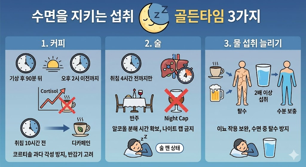 술과 커피가 수면을 망치는 시간 카페인 반감기와 알코올 분해 3단계 3 image 67