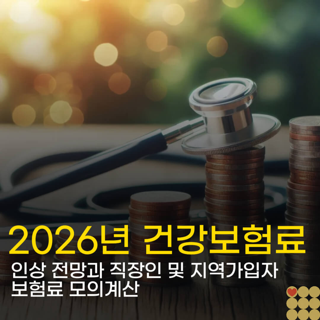 2026년 건강보험료 인상 전망과 직장인 및 지역가입자 보험료 모의계산