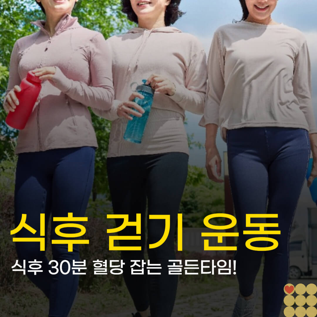 식후 30분, 치솟는 혈당 잡는 골든타임! '식후 걷기'가 인슐린보다 낫다