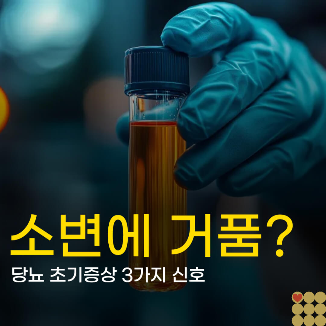 소변에 거품이? 목이 타나요? 놓치면 안 되는 당뇨 초기증상 3가지 신호