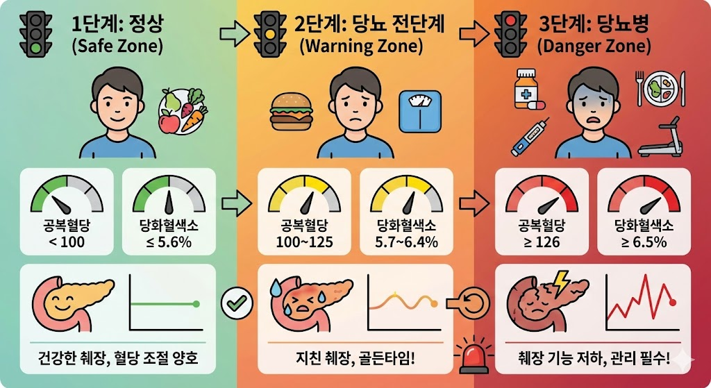 공복혈당 126 넘으면 위험? 당화혈색소 정상수치 표로 보는 당뇨 진단 기준 3단계 3 image 28