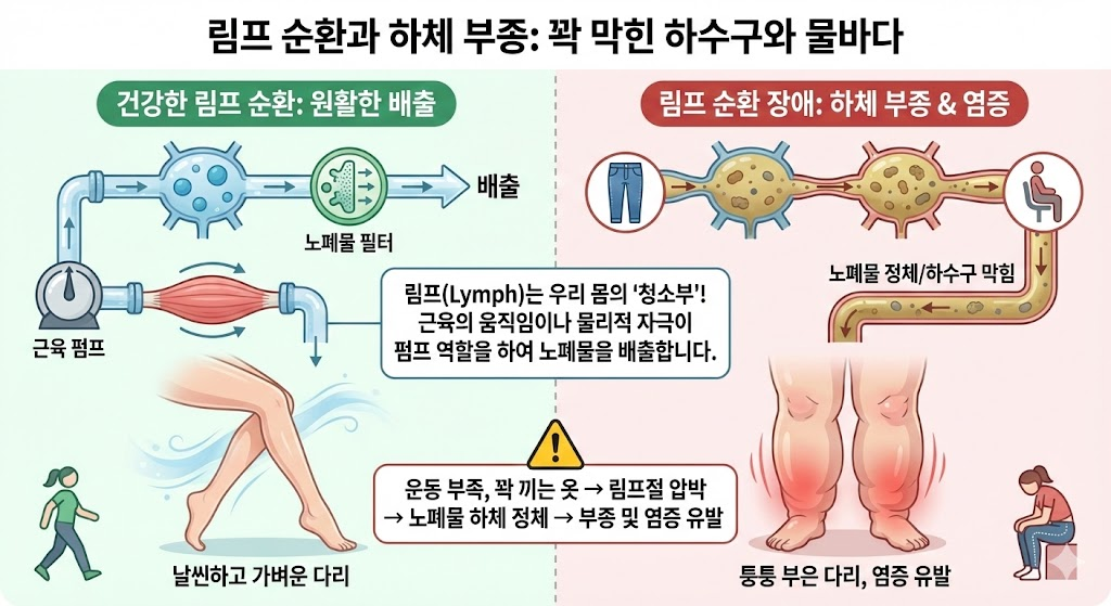 저녁마다 퉁퉁 붓는 다리, 하체 부종 싹 빼는 10분 림프 마사지 2 image 79