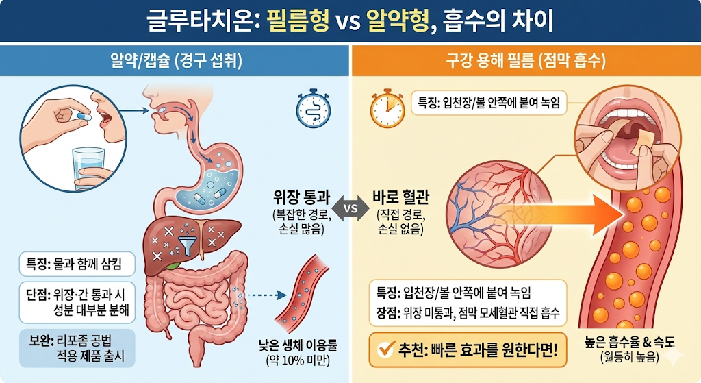 글루타치온 효과와 섭취법 3가지, 기미 잡티 없애고 백옥 피부 만드는 비결 (필름 vs 알약) 4 image 91