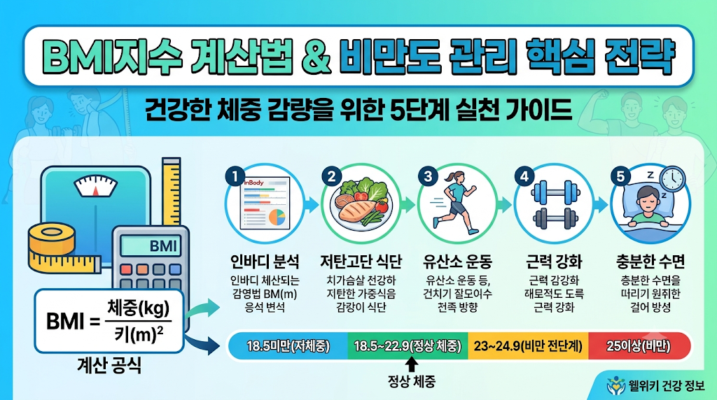 BMI지수 계산법과 비만도 관리를 위한 핵심 전략 4가지 1 image 1