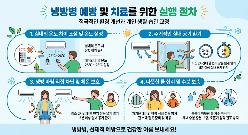여름철 불청객 냉방병 완벽 예방 3가지 수칙과 극복 가이드 4 냉방병