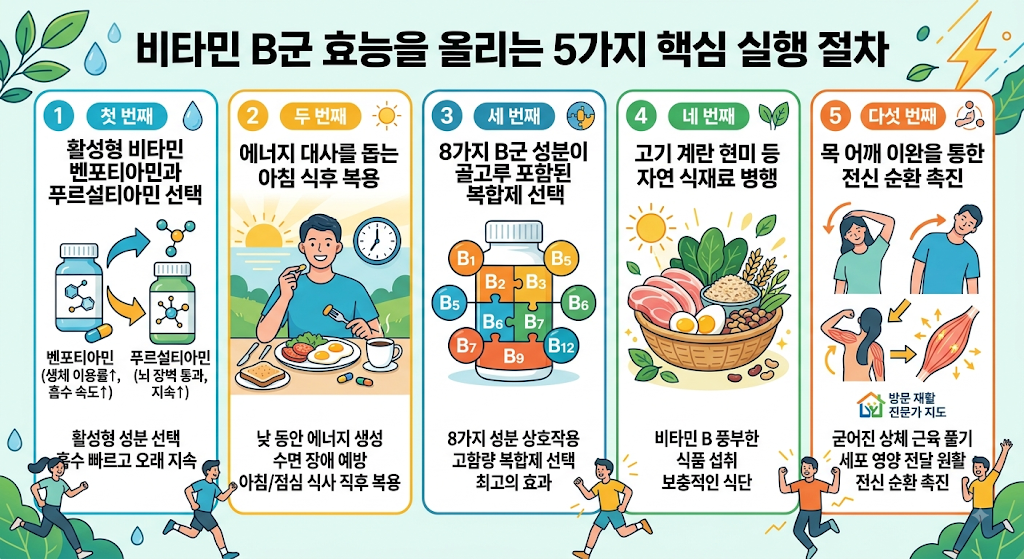 비타민 B군 효능 과 피로 회복을 위한 5가지 핵심 섭취 가이드 4 image 7
