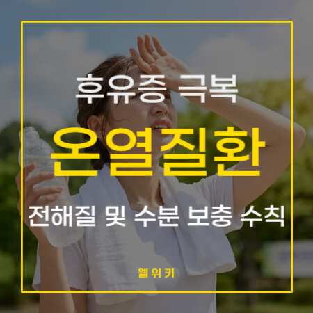 온열질환 후유증 극복을 위한 5가지 전해질 및 수분 보충 수칙